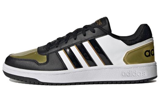 Кроссовки Adidas Neo Hoops 2.0 Basketball Male, черный/белый/золотой