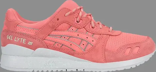 Кроссовки wmns gel lyte 3 'peach' Asics, розовый