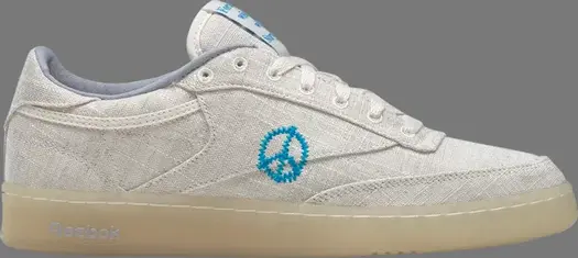 Кроссовки story mfg x club c 85 'non-dyed' Reebok, пломбир