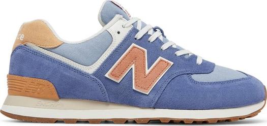 Кроссовки New Balance 574, синий/белый/бежевый