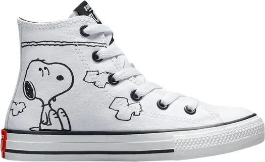 Кроссовки Converse Peanuts x Chuck Taylor All Star High PS Snoopy and Woodstock, белый