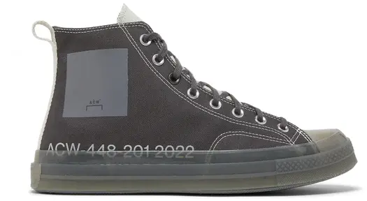 Кроссовки Converse A-Cold-Wall* x Chuck 70 High Pavement, серый