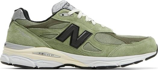 Кроссовки New Balance JJJJound x 990v3 Made in USA 'Olive', зеленый