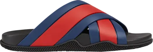 Шлепанцы Gucci GG Slide Sandal, синий/красный