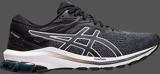 Кроссовки wmns gt 1000 10 wide 'black white' Asics, черный