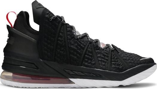 Кроссовки Nike LeBron 18 'Black University Red', черный