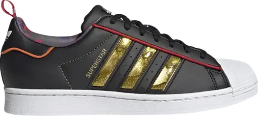 Кроссовки Adidas Superstar 'Chinese New Year - Year Of The Ox Black', черный