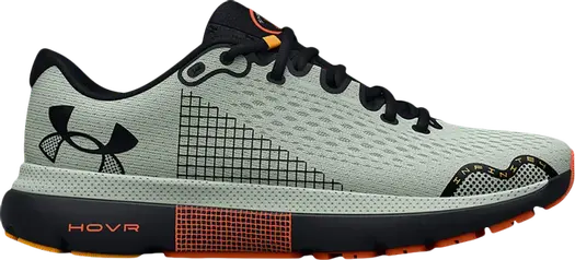 Кроссовки Under Armour HOVR Infinite 4 Illusion Green Orange, зеленый