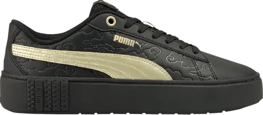 Кроссовки Puma Smash Platform V2 Celestial - Black Team Gold, черный