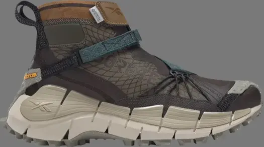 Кроссовки zig kinetica 2 edge gtx 'dark brown' Reebok, коричневый