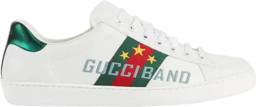 Кроссовки Gucci Ace Gucci Band, белые