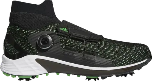 Кроссовки Adidas ZG21 Motion Primegreen BOA Mid 'Black Screaming Green', черный