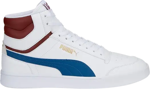 Кроссовки Puma Shuffle Mid White Lake Blue, белый
