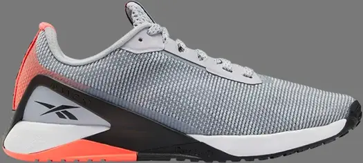Кроссовки wmns nano x1 grit 'grey orange flare' Reebok, серый