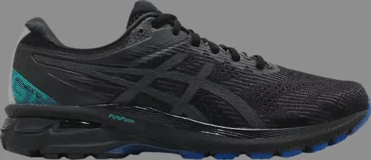 Кроссовки gt 2000 8 lite-show 'black blue' Asics, черный