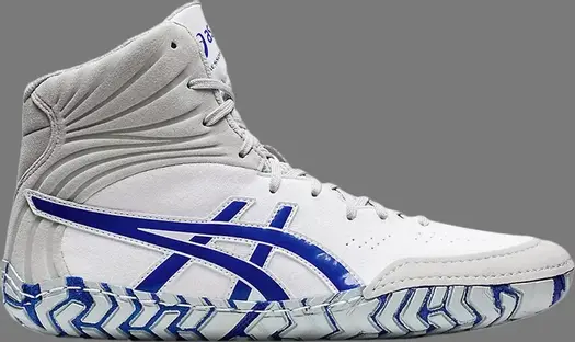 Кроссовки aggressor 5 'white lapis lazuli blue' Asics, белый
