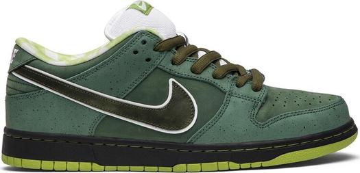 Кроссовки Nike Concepts x Dunk Low SB 'Green Lobster' Special Box, зеленый