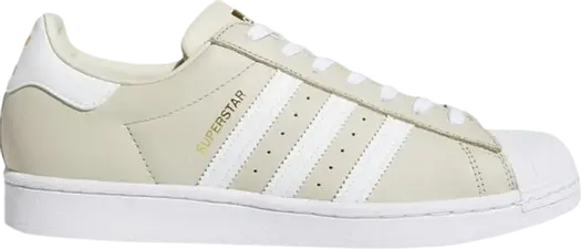 Кроссовки Adidas Superstar 'Bliss White', кремовый