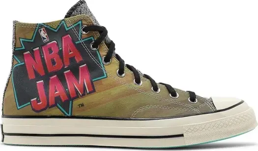 Кроссовки Converse NBA Jam x Chuck 70 High Hardwood Floor, коричневый