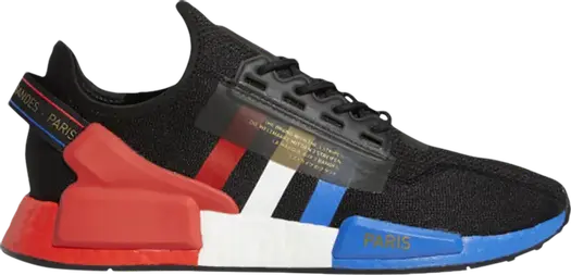 Кроссовки Adidas NMD_R1 V2 'Paris', черный