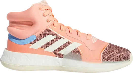 Кроссовки Adidas Marquee Boost 'Sun Glow', розовый