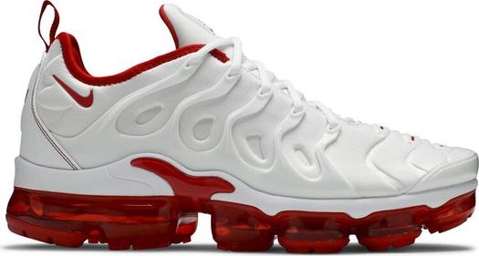 Кроссовки Nike Air VaporMax Plus 'White University Red', белый