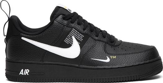 Кроссовки Nike Air Force 1 '07 LV8 'Overbranding', черный