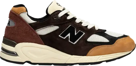 Кроссовки New Balance Teddy Santis x 990v2 Made in USA 'Brown', коричневый