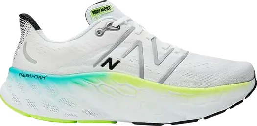 Кроссовки New Balance Fresh Foam X More v4 'White Electric Teal', белый