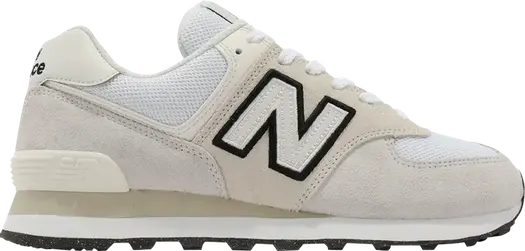 Кроссовки New Balance 574 'White Black', белый