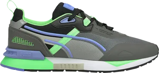 Кроссовки Puma Mirage Tech Castlerock Elektro Green, серый