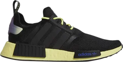 Кроссовки Adidas NMD_R1 'Black Pulse Yellow', черный