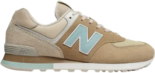 Кроссовки New Balance 574 Retro Surf, светло-коричневый/бежевый