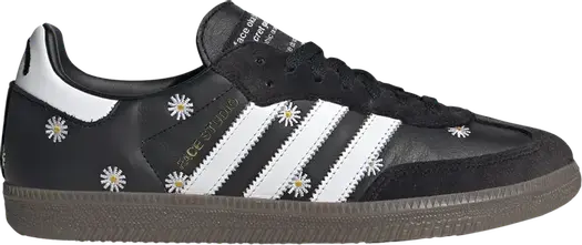 Кроссовки Adidas atmos x FACE x Samba OG 'Embroidered Daisies', черный