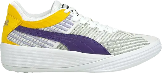 Кроссовки Puma Clyde All-Pro Coast 2 Coast - Lakers, белый