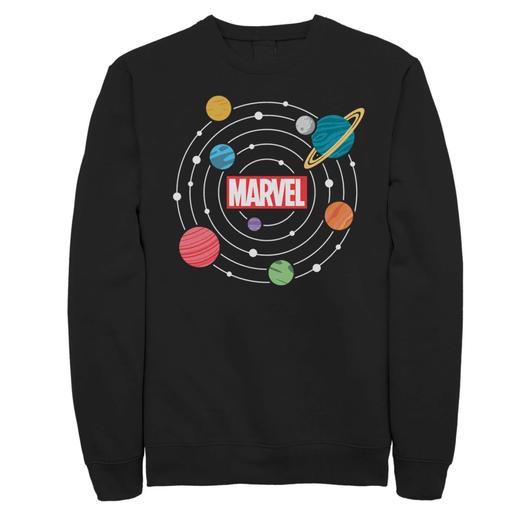 Мужской свитшот с логотипом Marvel Solar System Licensed Character