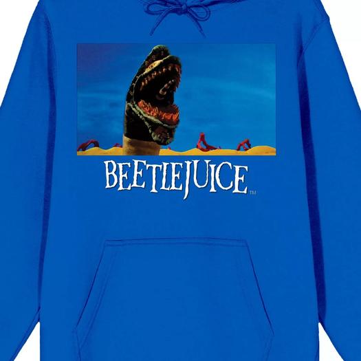 Мужская толстовка с рисунком Beetlejuice Sandworm Monster Licensed Character