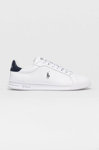 Кожаные кроссовки HRT Ct II Polo Ralph Lauren, белый