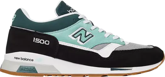Кроссовки New Balance 1500 Made In England 'Black Grey', зеленый