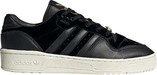 Кроссовки Adidas Rivalry Low 'Velvet Pack - Black', черный