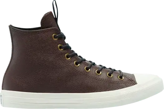 Кроссовки Converse Chuck Taylor All Star Leather High Dark Root, красный