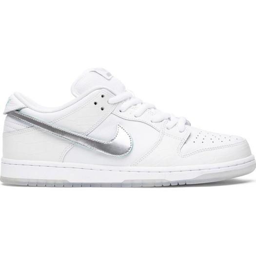 Кроссовки Nike Diamond Supply Co. x Dunk Low Pro SB, белый