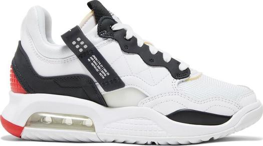 Кроссовки Jordan MA2 GS Light Smoke Grey University Red, белый