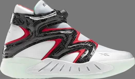 Кроссовки bait x astro boy x instapump fury zone 'blueprint' Reebok, серебряный