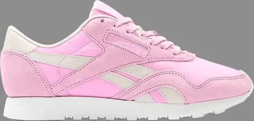 Кроссовки face x classic nylon Reebok, розовый