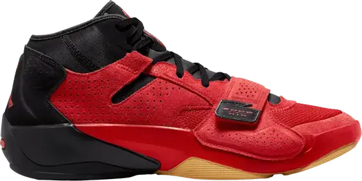 Кроссовки Jordan Zion 2 Red Suede Gum, красный
