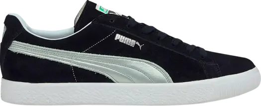 Кроссовки Puma Suede Vintage Made in Japan Black Silver, черный