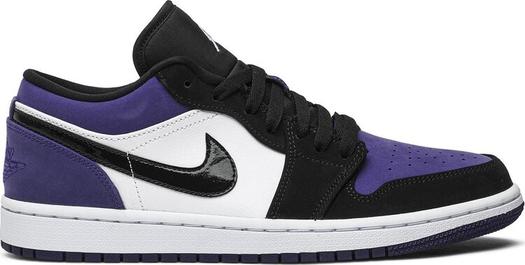 Кроссовки Air Jordan 1 Low Court Purple, фиолетовый