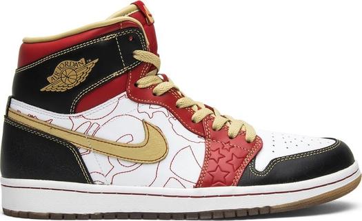 Кроссовки Air Jordan 1 Retro High OG Ignite Shanghai, черный