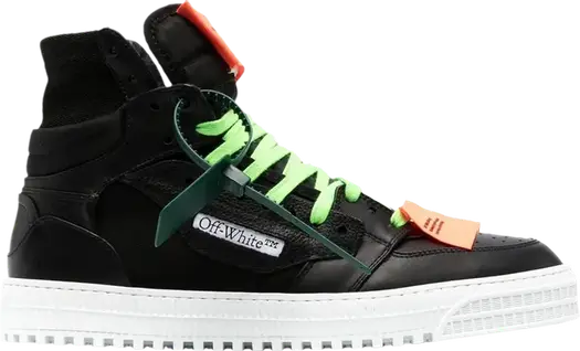 Кроссовки Off-White Off-Court 3.0 High Black Orange, черный